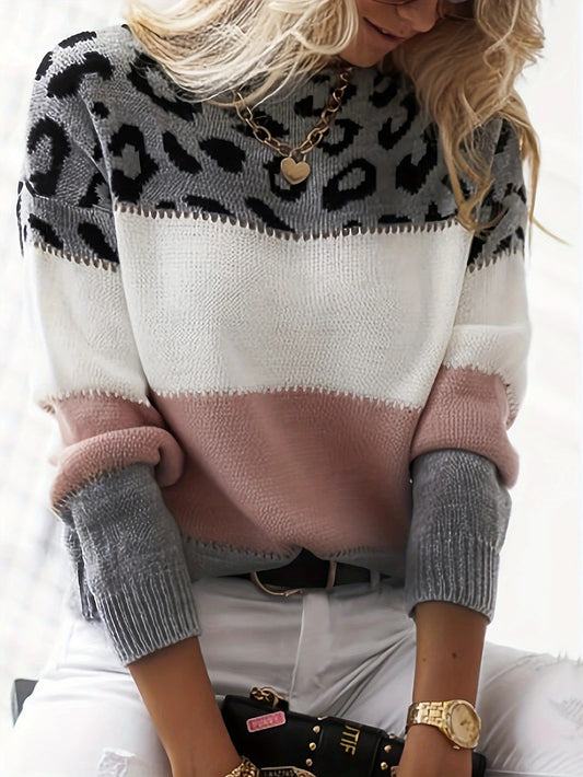 Sweater met Luipaardprint