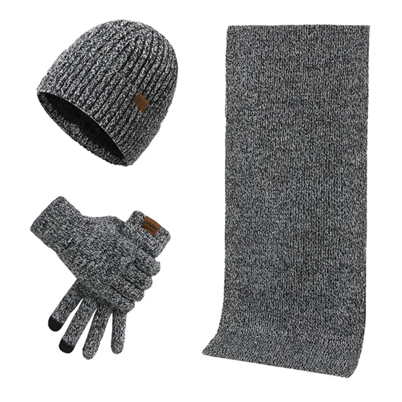 Max - Stoere Winterset met Muts, Sjaal en Handschoenen