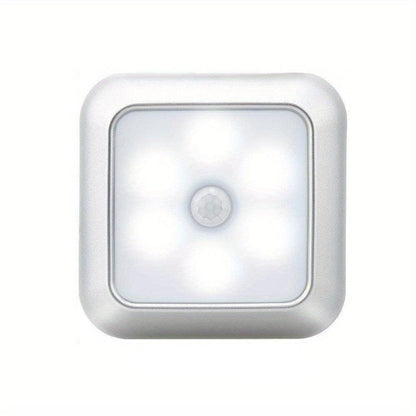 6PC 6LED Motion Sensor Night Lights | Draadloos en energiebesparend voor extra verlichting