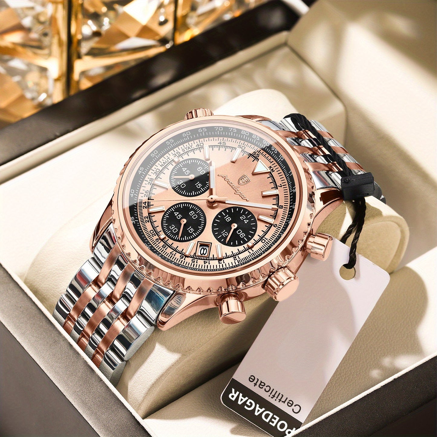 LIGE Chrono Watch | Luxe sporthorloge met hoogwaardige functies