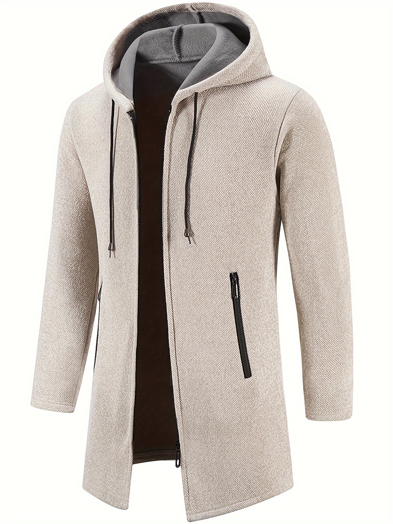 James | Warm Hooded Fleece Coat