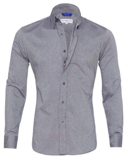 Oxford Zip shirt | Overhemd met ritssluiting