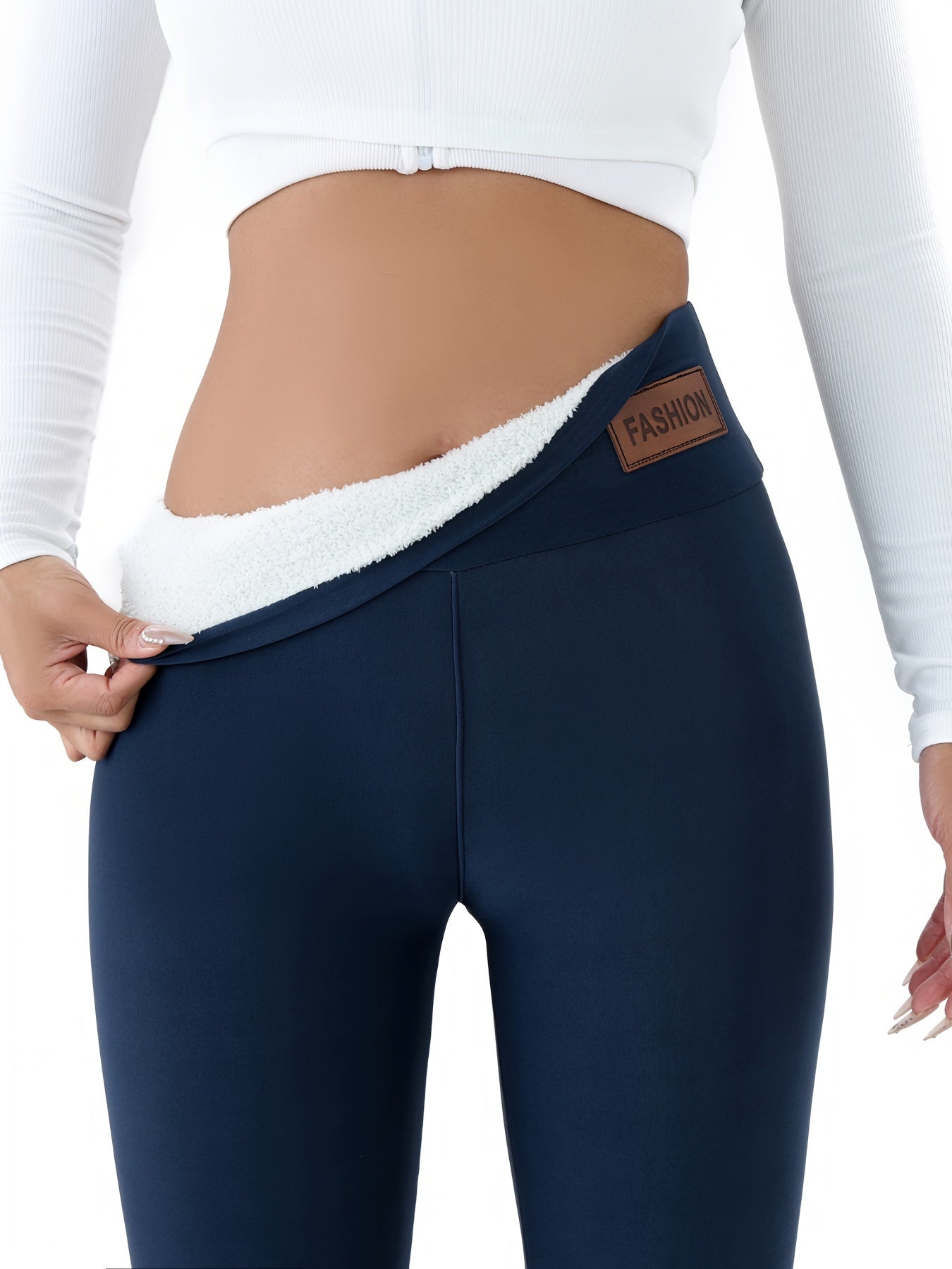 Elise | Gezellige Fleece-Gevoerde Leggings – Warme en Rekbare Activewear voor Herfst & Winter