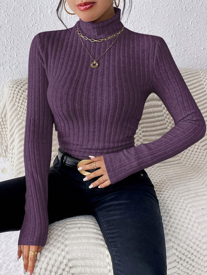 Olivia | Schmaler Rollkragenpullover