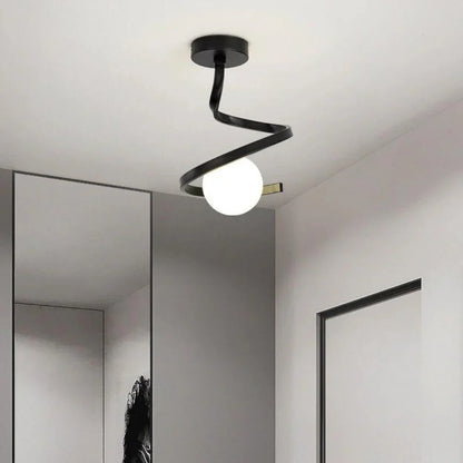 Courbée Plafondlamp - Stijvol Design Voor Moderne Interieurs