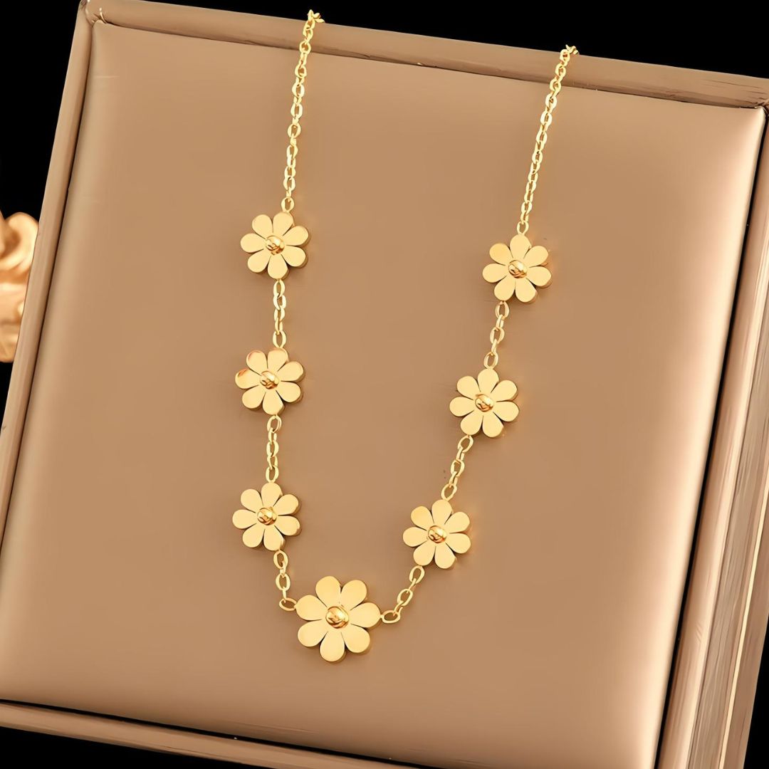 Aurora | Elegantes Goldblumen-Set für den Sommer