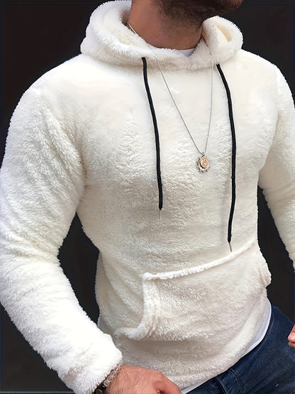 Jacob | Warme Fluffy Hoodie met Kangaroo Pocket voor Herfst en Winter