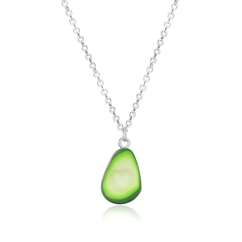 Avocado hart ketting | Een unieke vriendschapsketting