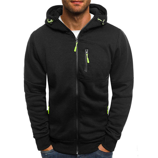 Liam | Sportieve Hoodie met Rits voor Lente en Herfst