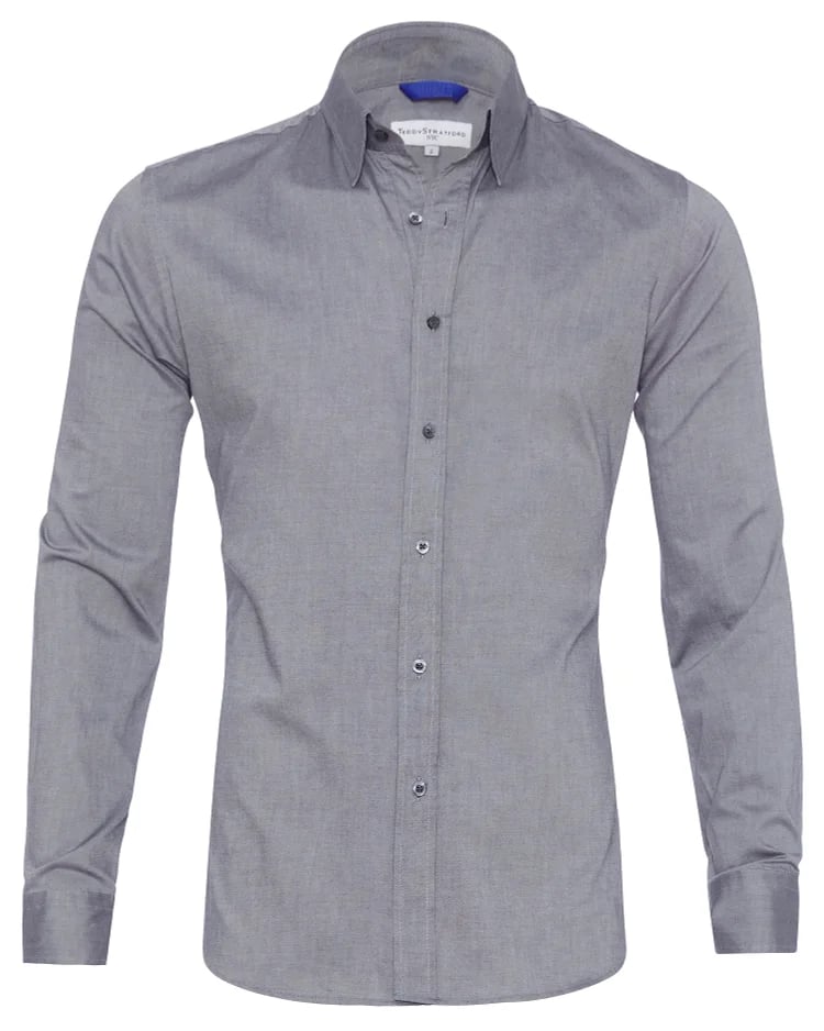 Oxford Zip shirt | Overhemd met ritssluiting