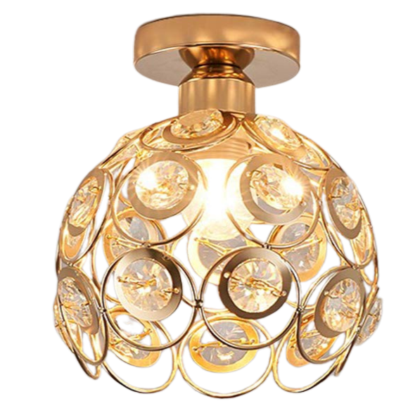 LuxoraGlow - Golden Sphere Light | Luxe gouden verlichting voor een stijlvolle hal