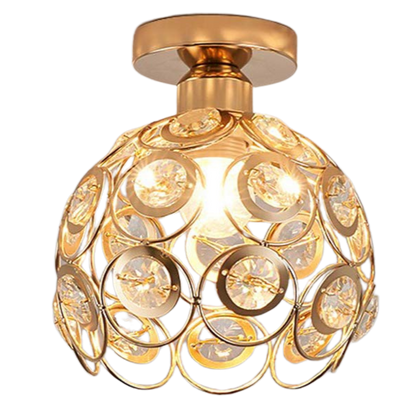 LuxoraGlow - Golden Sphere Light | Luxe gouden verlichting voor een stijlvolle hal