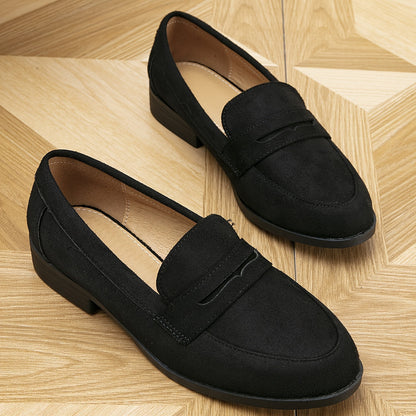 Ylva - Suède Slip-On Loafers