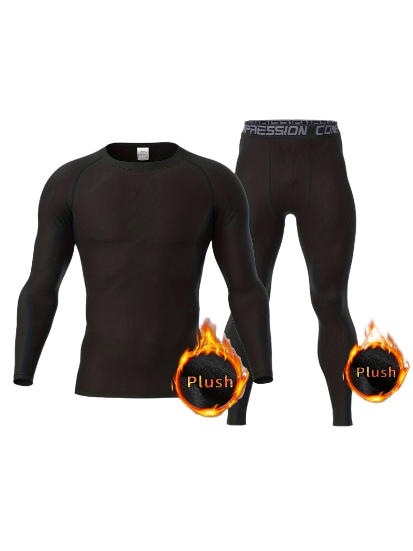 Bjorn | 2-Delige Set Thermische Compressiekleding Voor Heren – Warm & Ademend Voor Fitness en Buitensporten