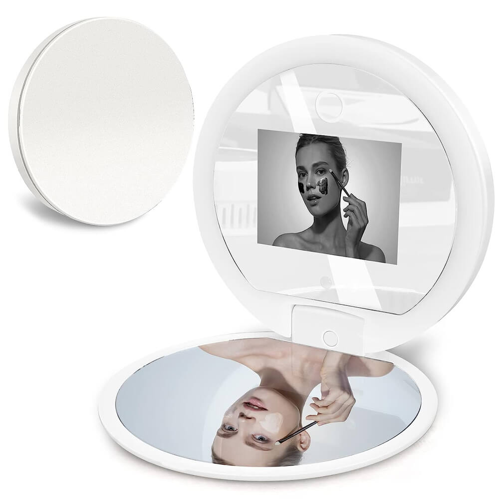 GLOW & GO - Compacte Spiegel met UV Camera