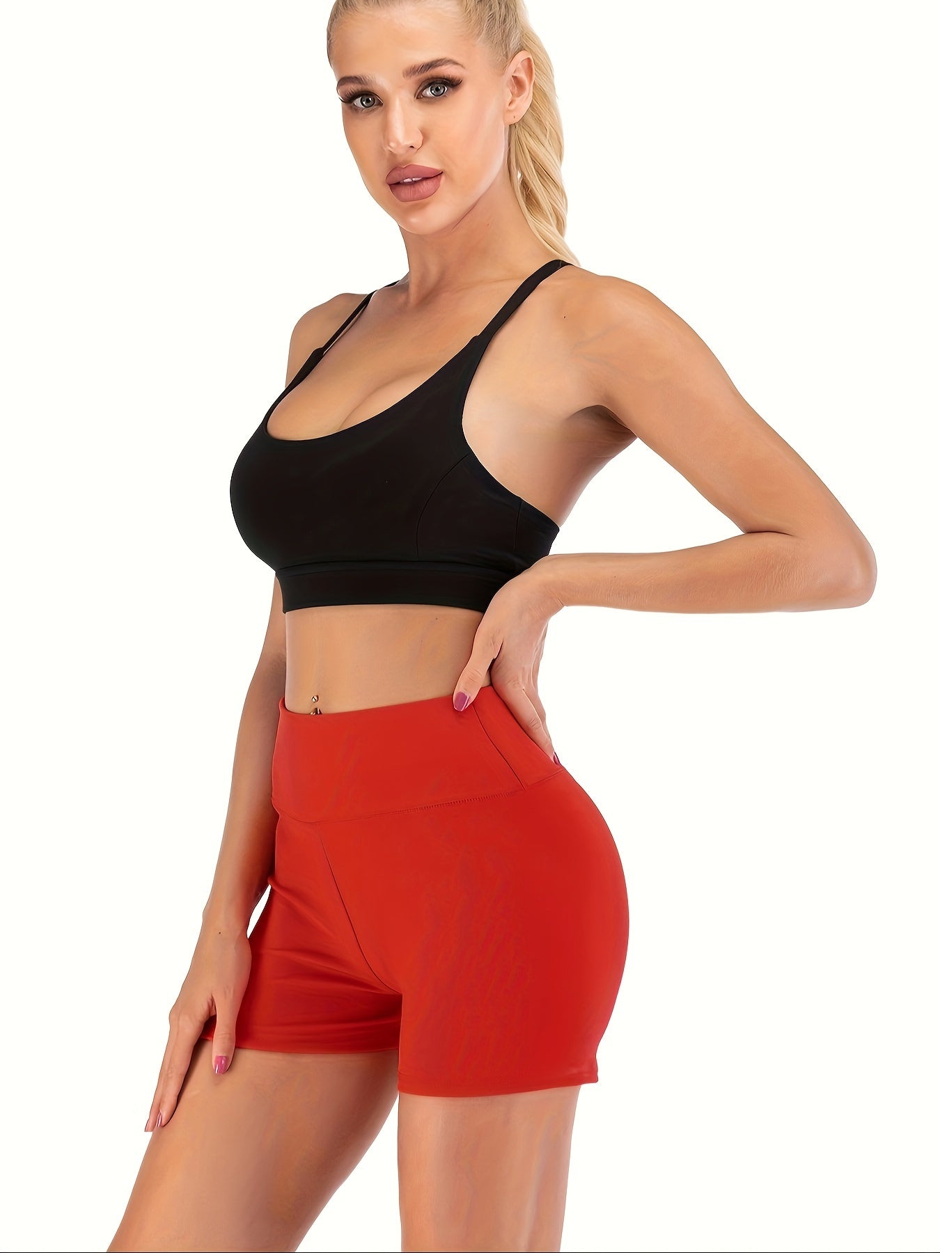 Luna | Yogashorts met Hoge Taille voor Comfort en Lift tijdens Fitness