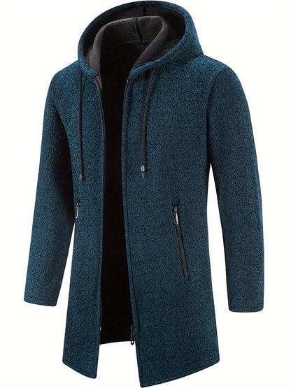 James | Warm Hooded Fleece Coat