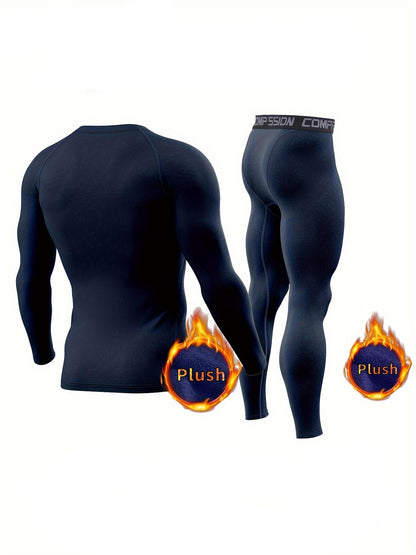 Bjorn | 2-Delige Set Thermische Compressiekleding Voor Heren – Warm & Ademend Voor Fitness en Buitensporten