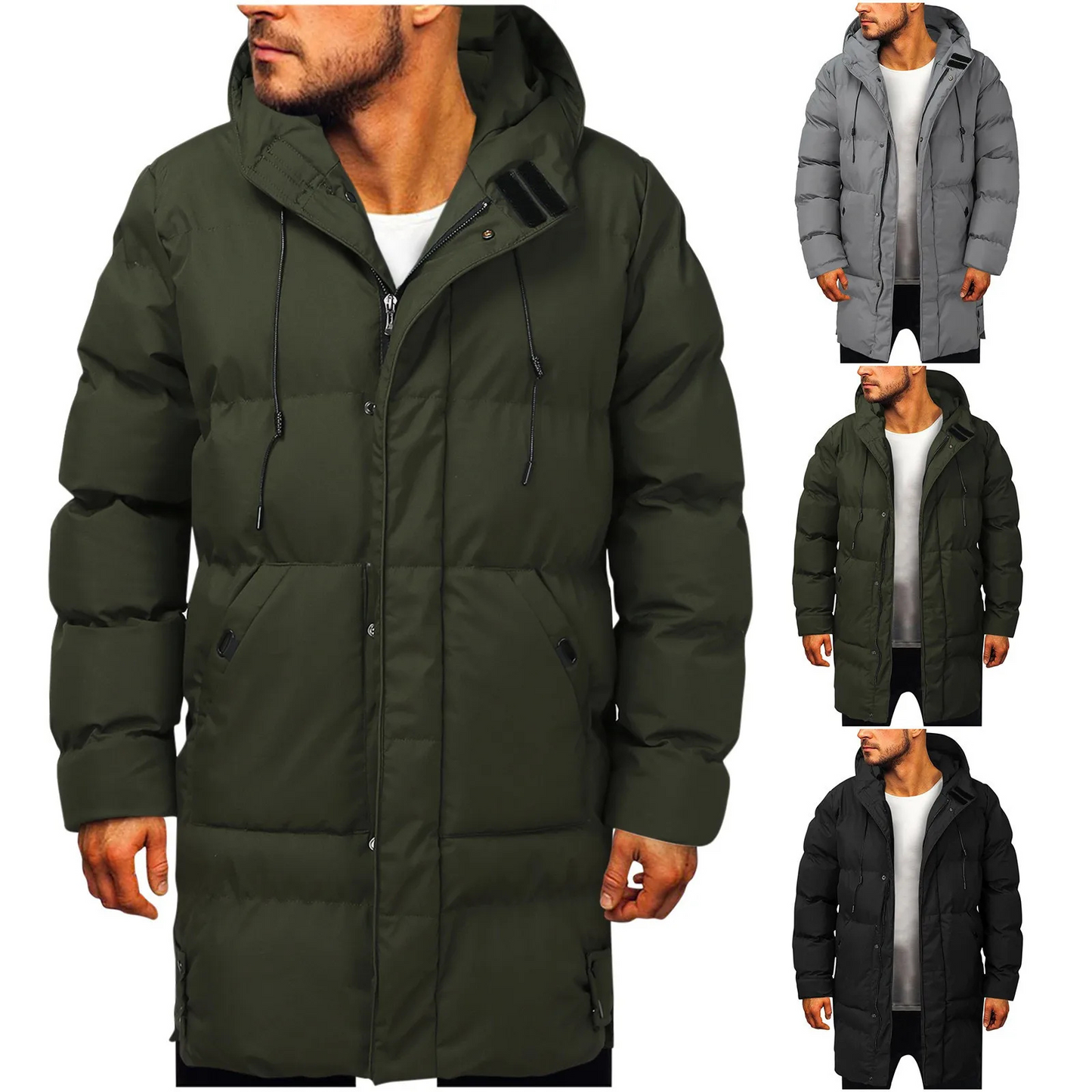 James | Warme Winterparka met Capuchon en Plus Size Bescherming