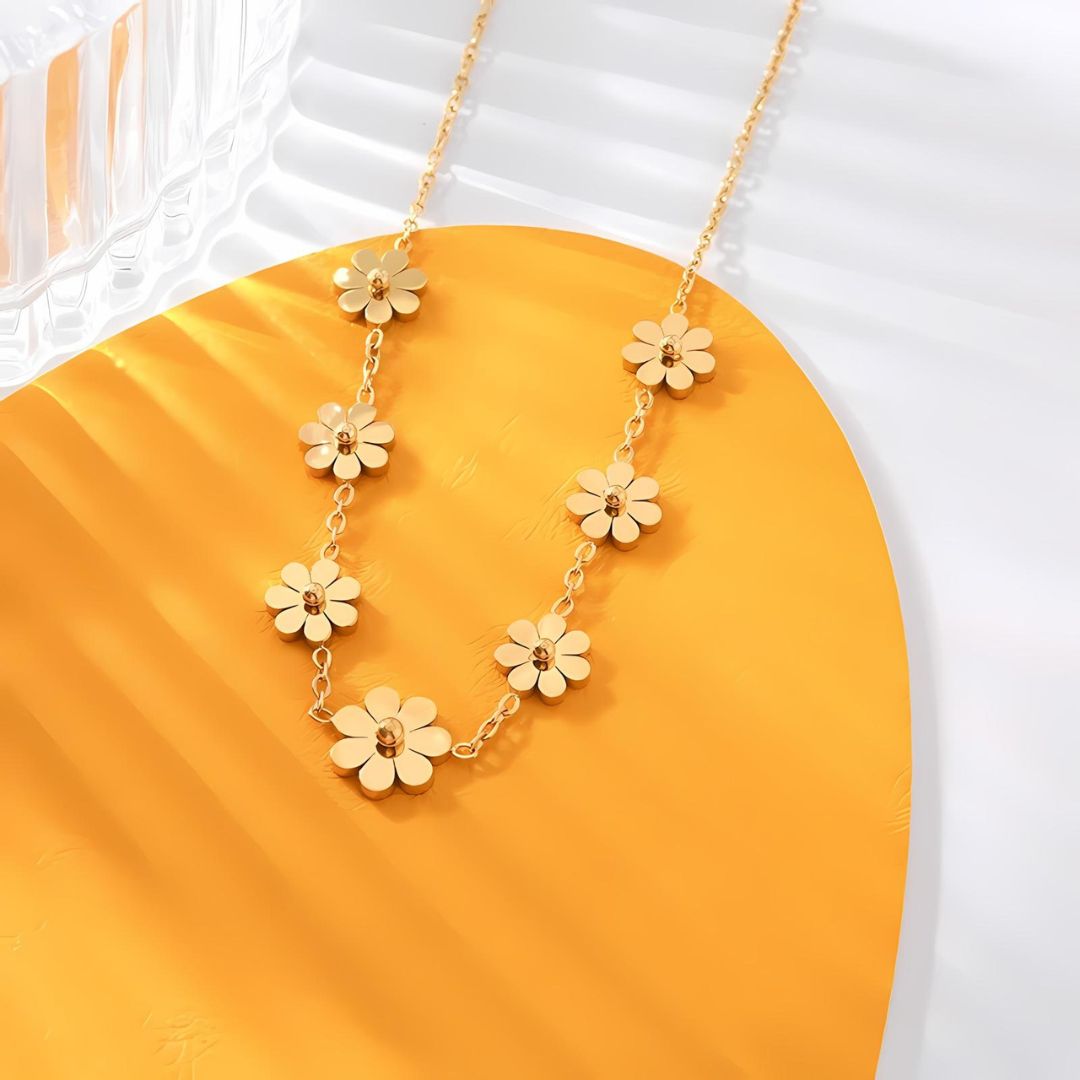 Aurora | Elegantes Goldblumen-Set für den Sommer