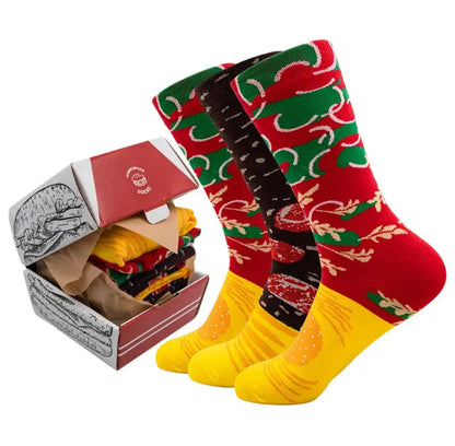 Lustige Fast-Food-Socken | Trost und Humor in einem