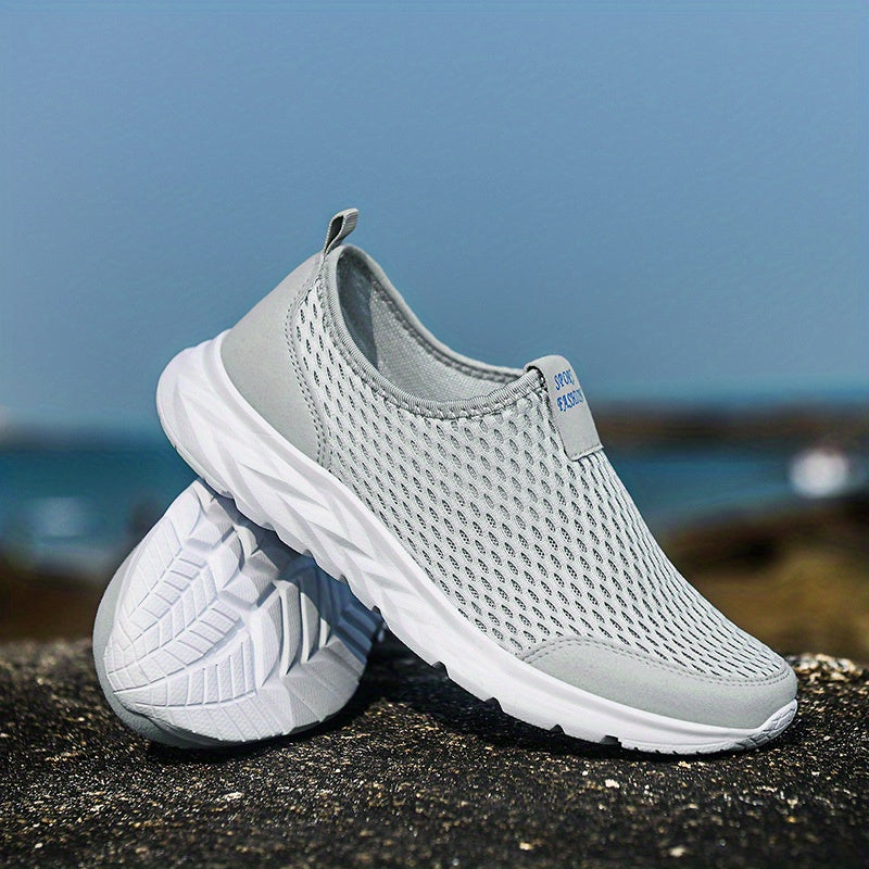 Noah | Lässige, atmungsaktive Mesh-Slip-on-Schuhe für Herren