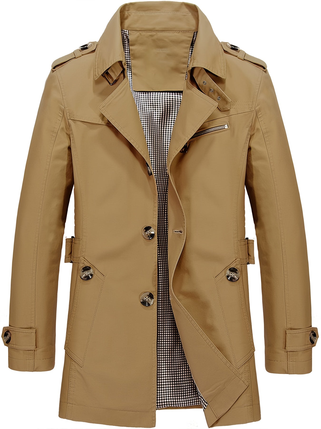 Alexander | Mid-Lange Trenchcoat voor Lente en Herfst