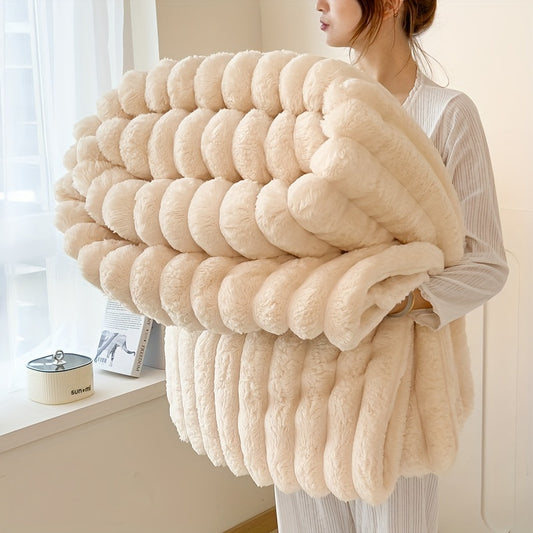 Luxury Rabbit Fur Throw Blanket | Zacht, warm en veelzijdig voor elke gelegenheid