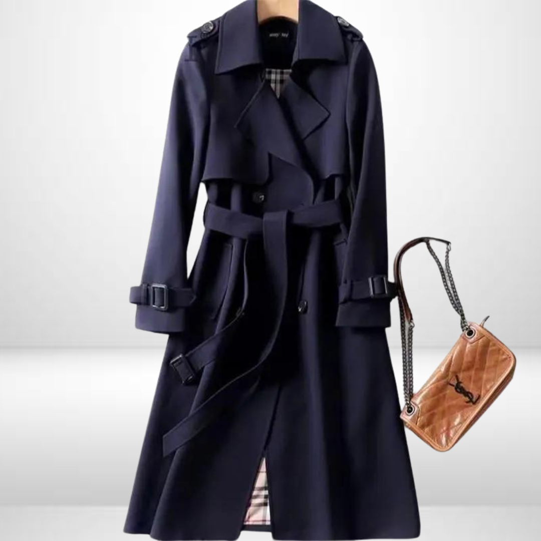 Schicker langer Trenchcoat