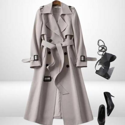 Schicker langer Trenchcoat