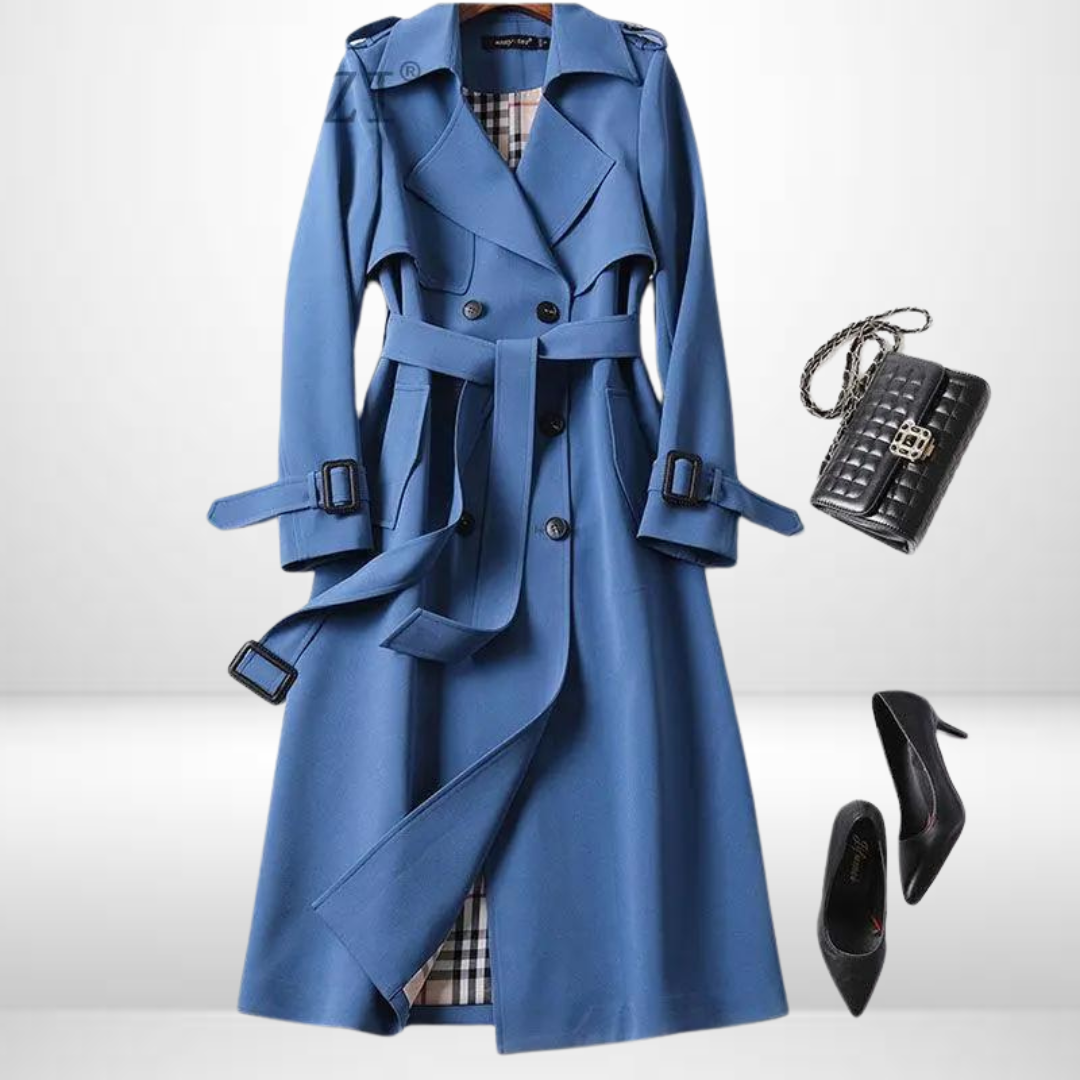 Schicker langer Trenchcoat