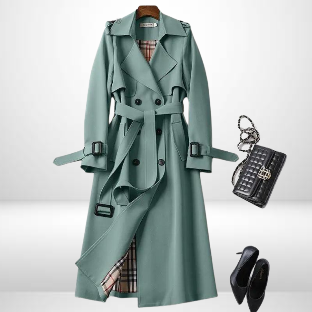 Schicker langer Trenchcoat