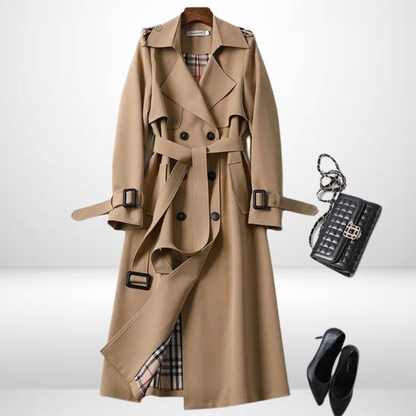 Schicker langer Trenchcoat