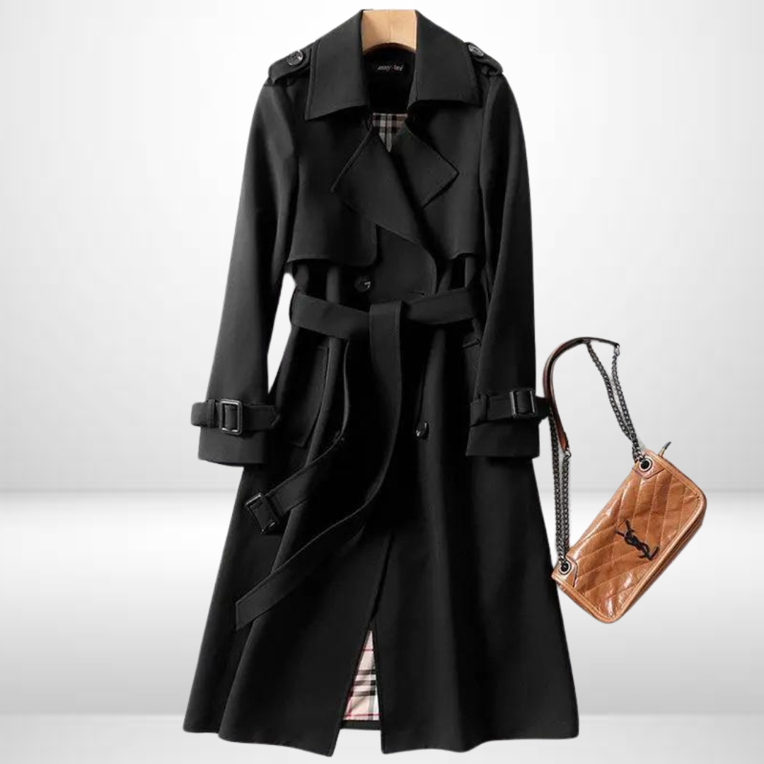 Schicker langer Trenchcoat