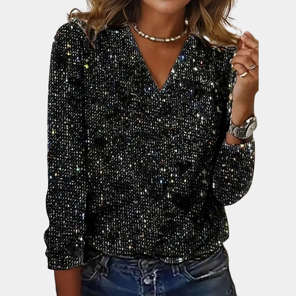 Priscilla - Glitter top voor dames