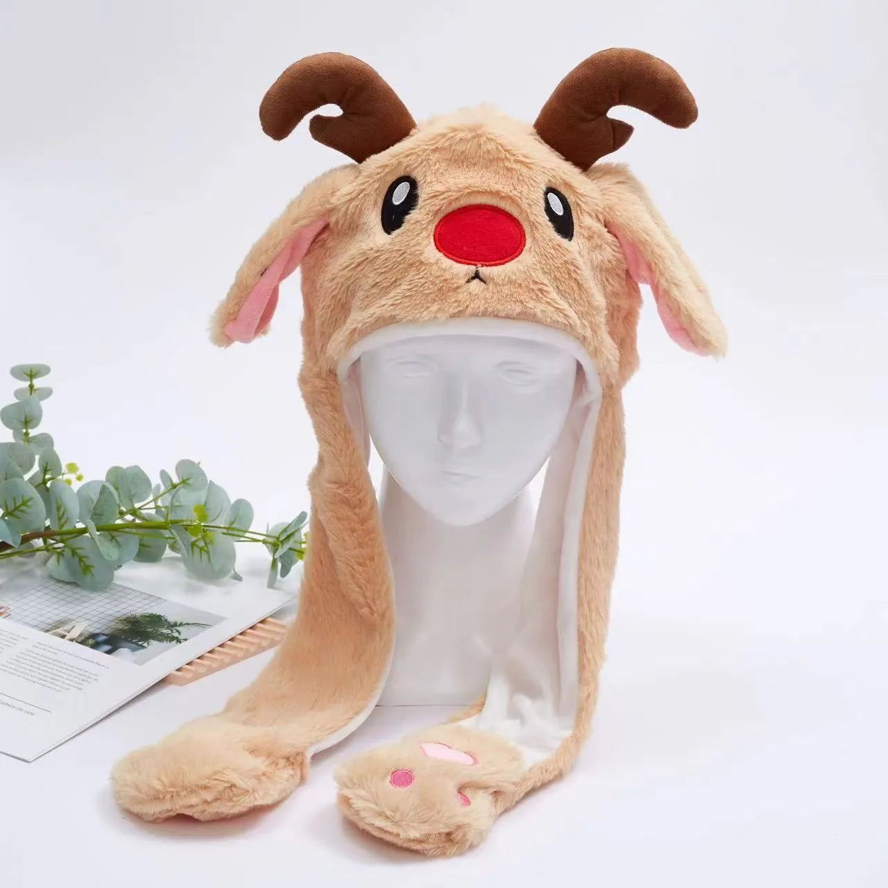 Niedliche Mütze mit beweglichen Ohren – BunnyBounce Hat