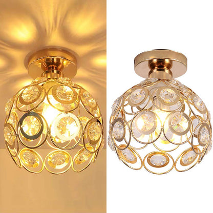 LuxoraGlow - Golden Sphere Light | Luxe gouden verlichting voor een stijlvolle hal