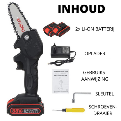 HandyPRO Elektrische Accu Kettingzaag | Efficiënt & Snel Snoeien en Zagen!