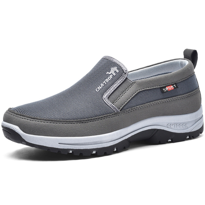 Avento leren comfortabele orthopedische wandelschoenen