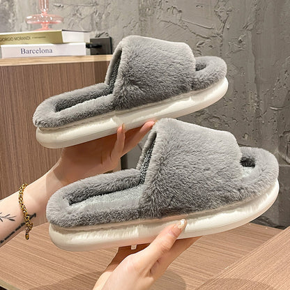 Emma | Knusse Fluffy Huis Slippers | Zachte en Warme Slippers voor Thuis