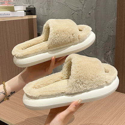 Emma | Knusse Fluffy Huis Slippers | Zachte en Warme Slippers voor Thuis