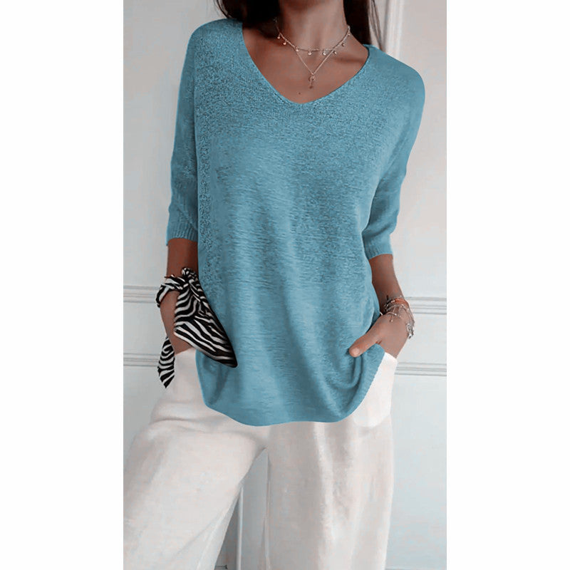 Lily & Sara Shirt | Comfortabel los Pullover