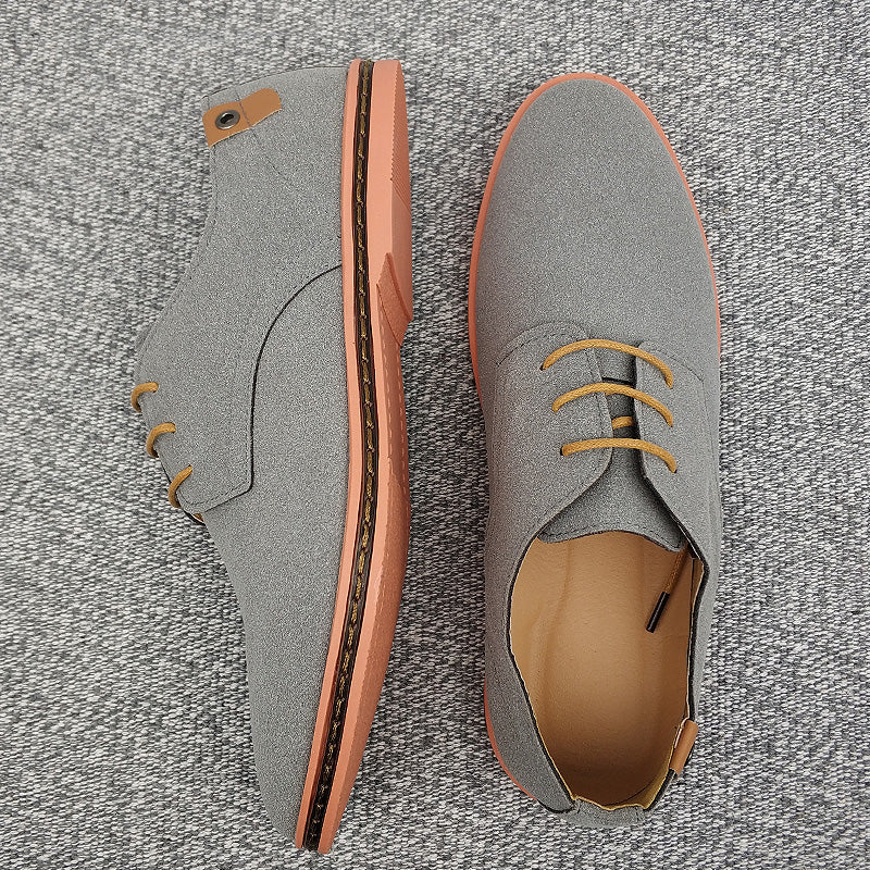 Oliver Heren veterschoenen Lente suede Oxford