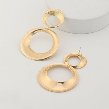 Golden Circles | Unieke statement oorbellen