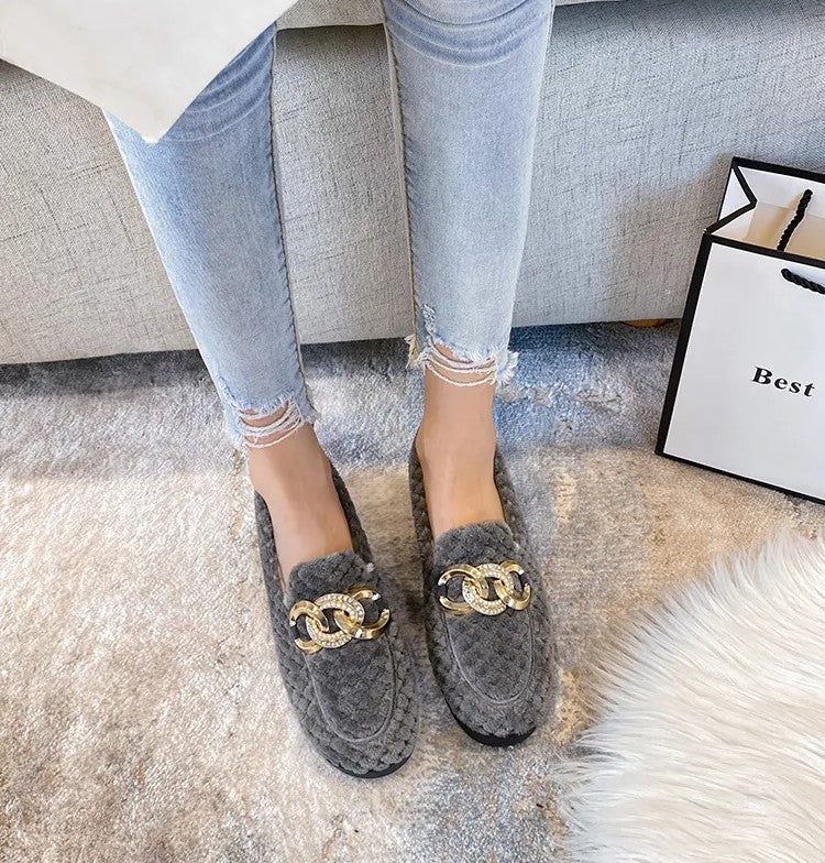 Crystalline Winter Loafers | Warm & Modieus