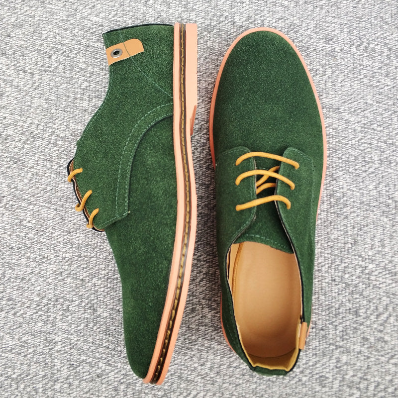 Oliver Heren veterschoenen Lente suede Oxford