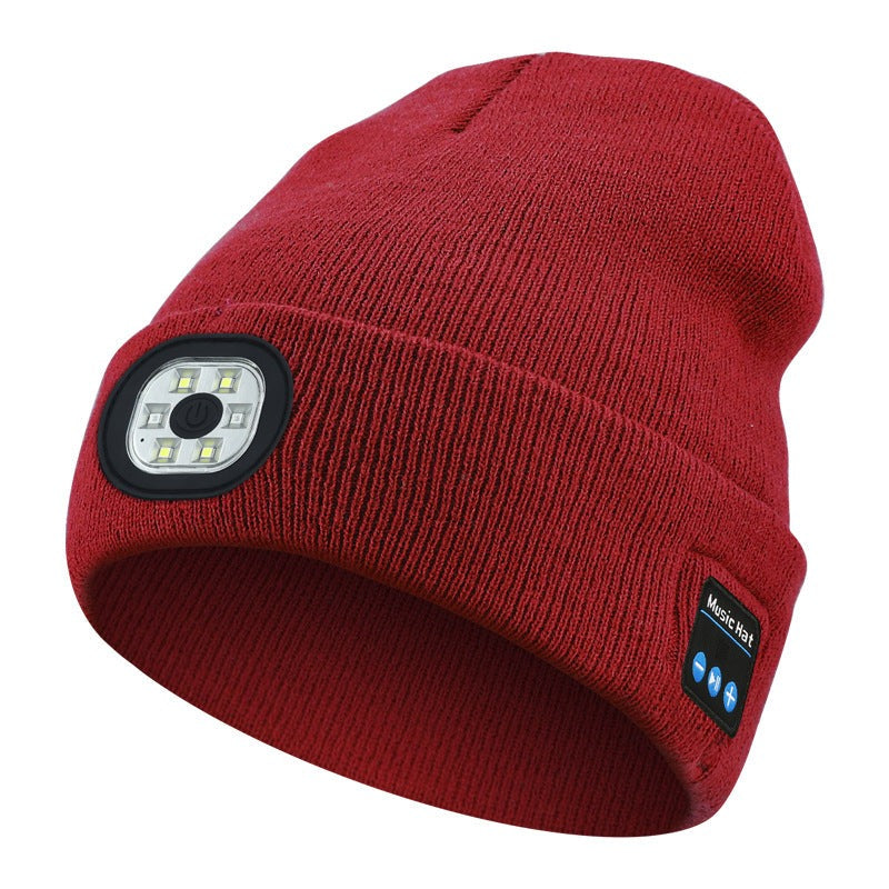 MultiBeanie | Multifunctionele LED en Bluetooth Warme Muts