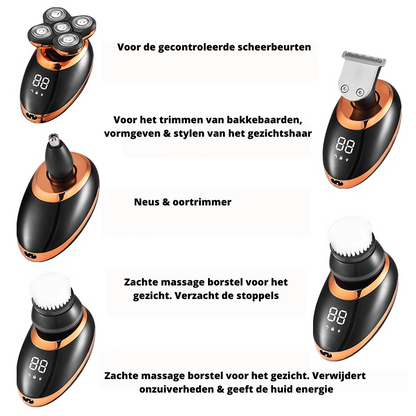 Pro Shaver | Een waterdichte, draadloze & krachtige trimmer voor heren