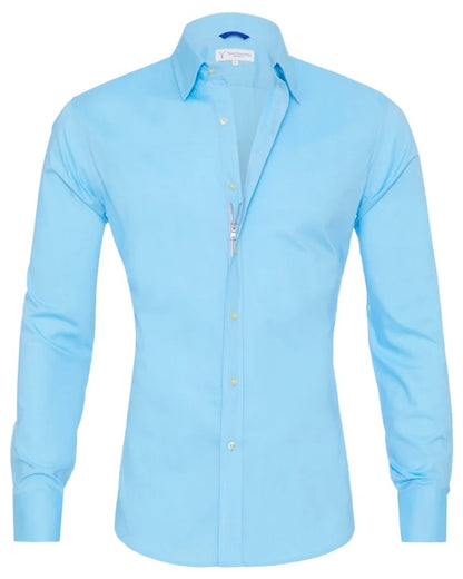 Oxford Zip shirt | Overhemd met ritssluiting