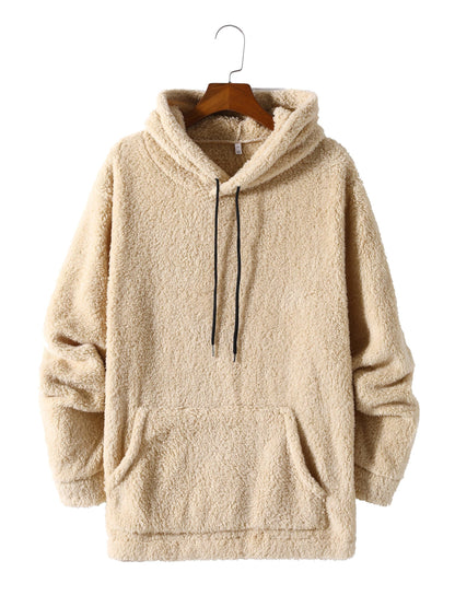 Jacob | Warme Fluffy Hoodie met Kangaroo Pocket voor Herfst en Winter